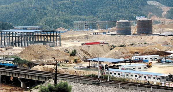 20万吨铜冶炼项目专用铁路货场